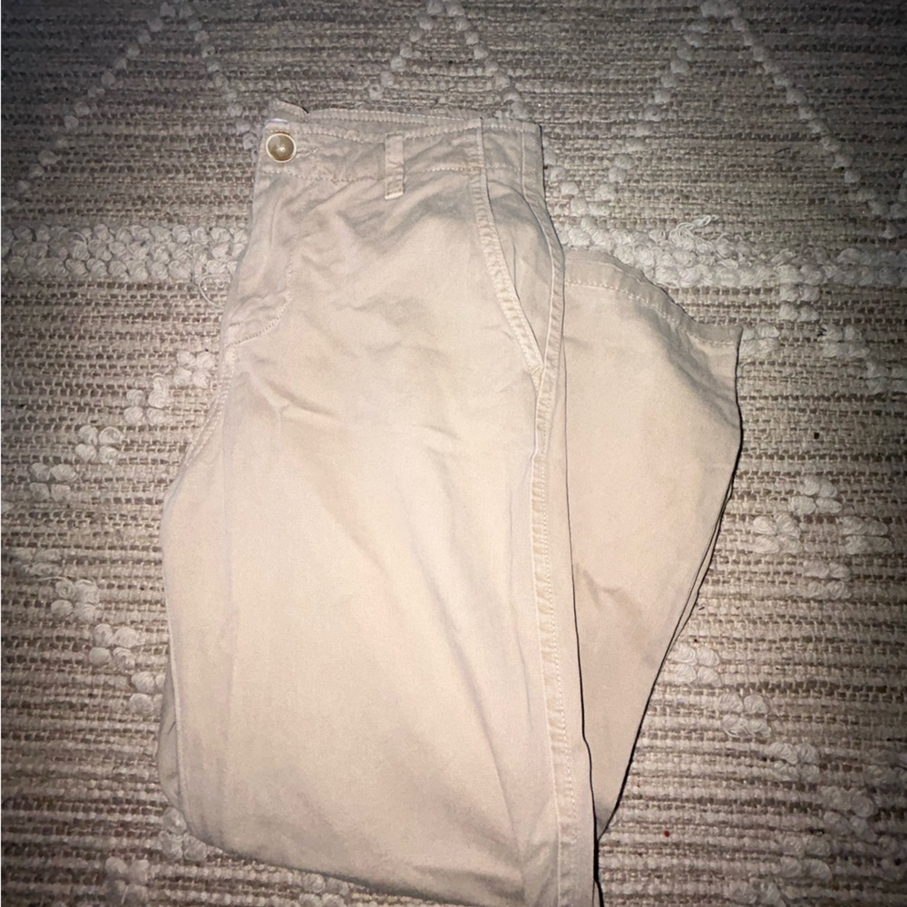 Tan/cream Zara trousers/chinos